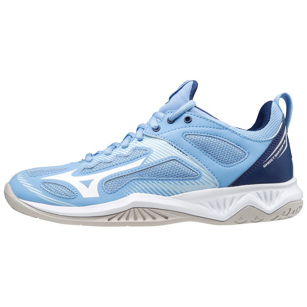 Mizuno Ghost Shadow Nb - Bayan Basketbol Ayakkabısı - Mavi/Beyaz Türkiye (SKTWGA-106)